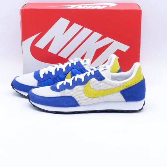 nike challenger og blue and yellow